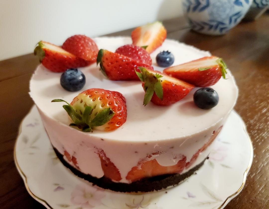 低糖🍓慕斯蛋糕的做法