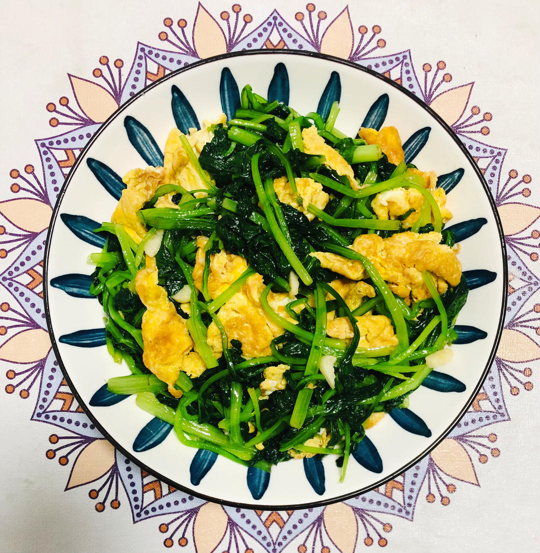 乌塌菜炒鸡蛋