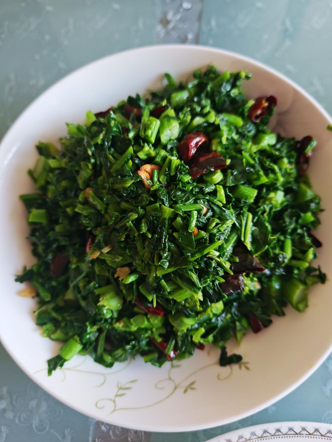 春天的野菜味道（芥菜苔、冲菜菜苔）