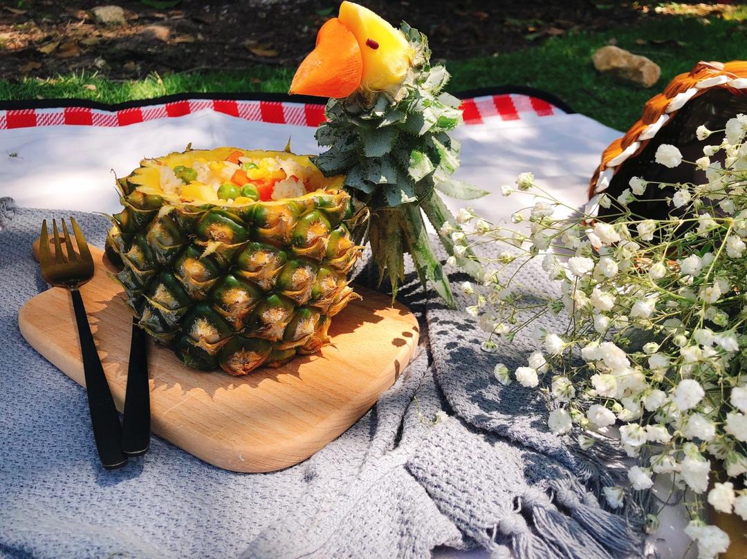 鸟语花香菠萝炒饭