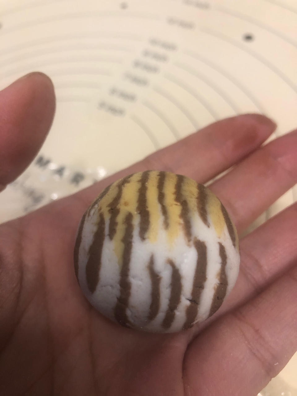 虎虎生威～虎纹汤圆