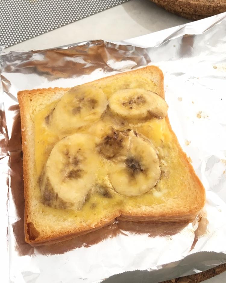 宝宝能量早餐 香蕉鸡蛋吐司
