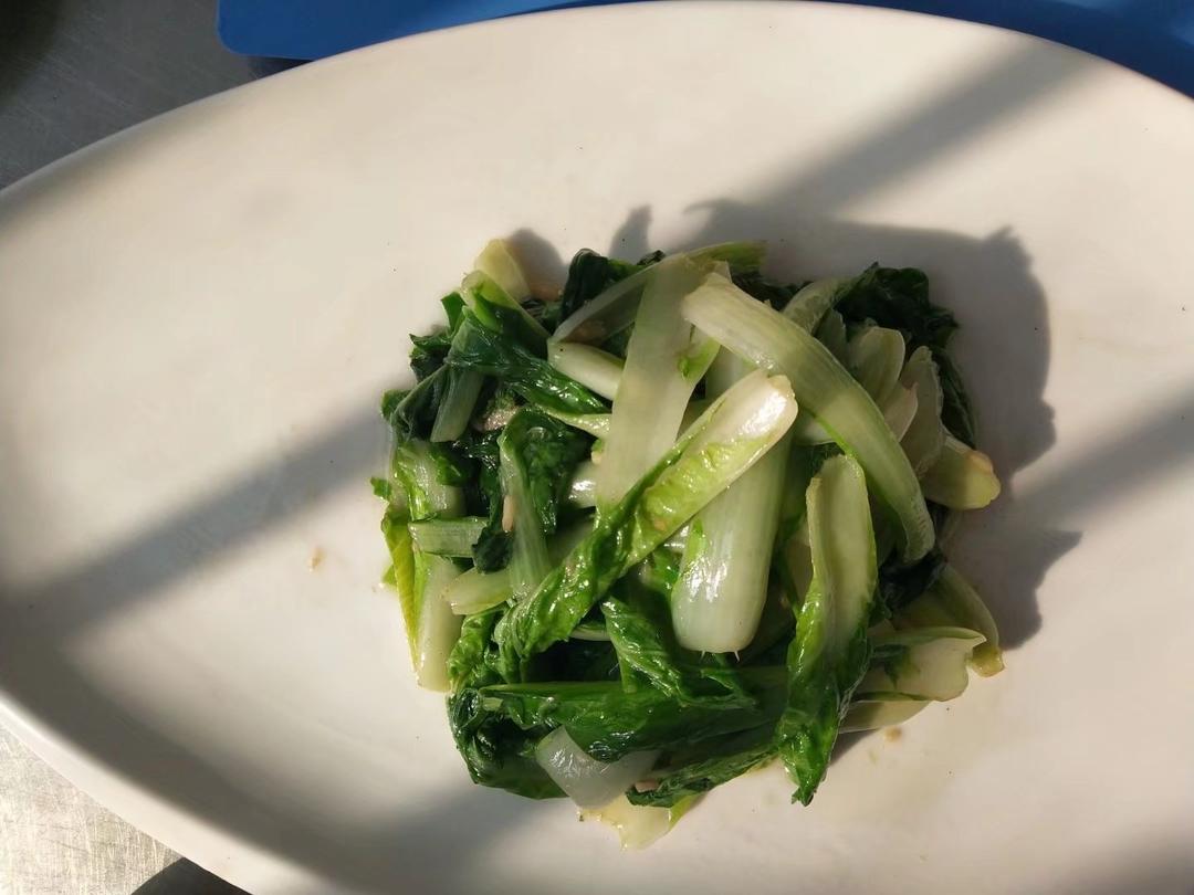 清炒大白菜秧的做法