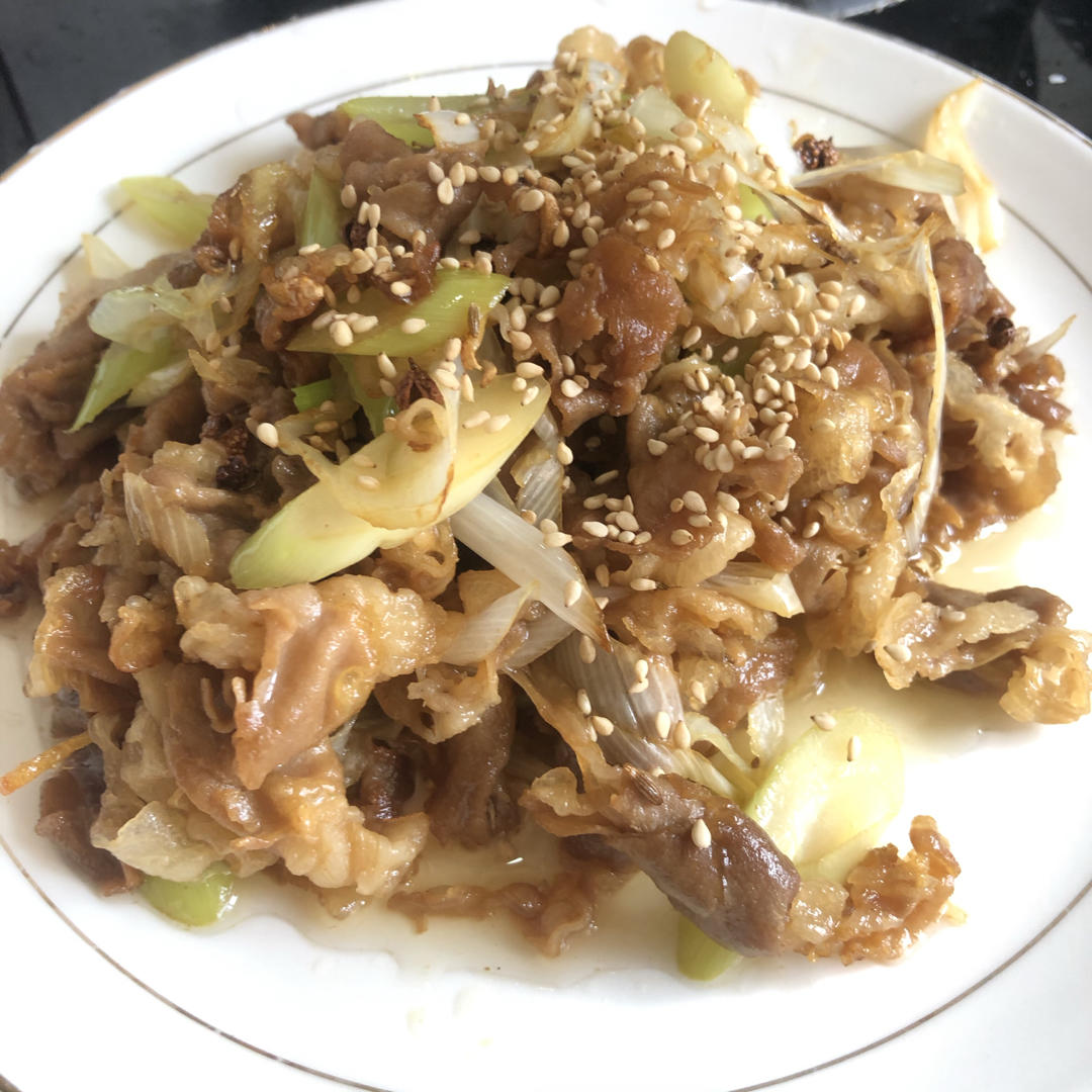炒了20多年的葱爆羊肉
