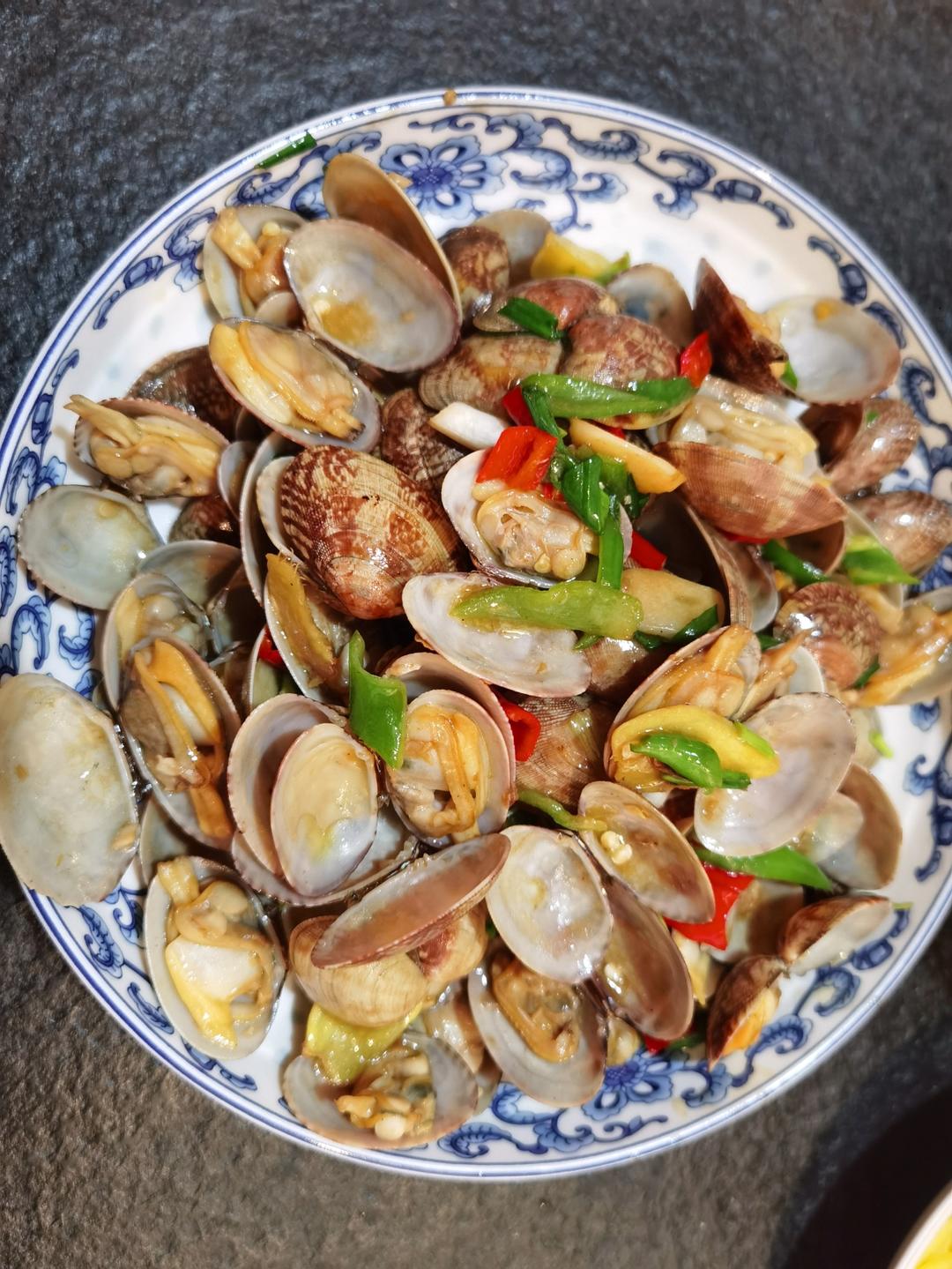 5分钟快手菜❗️秒杀路边摊爆炒花甲～好吃到爆