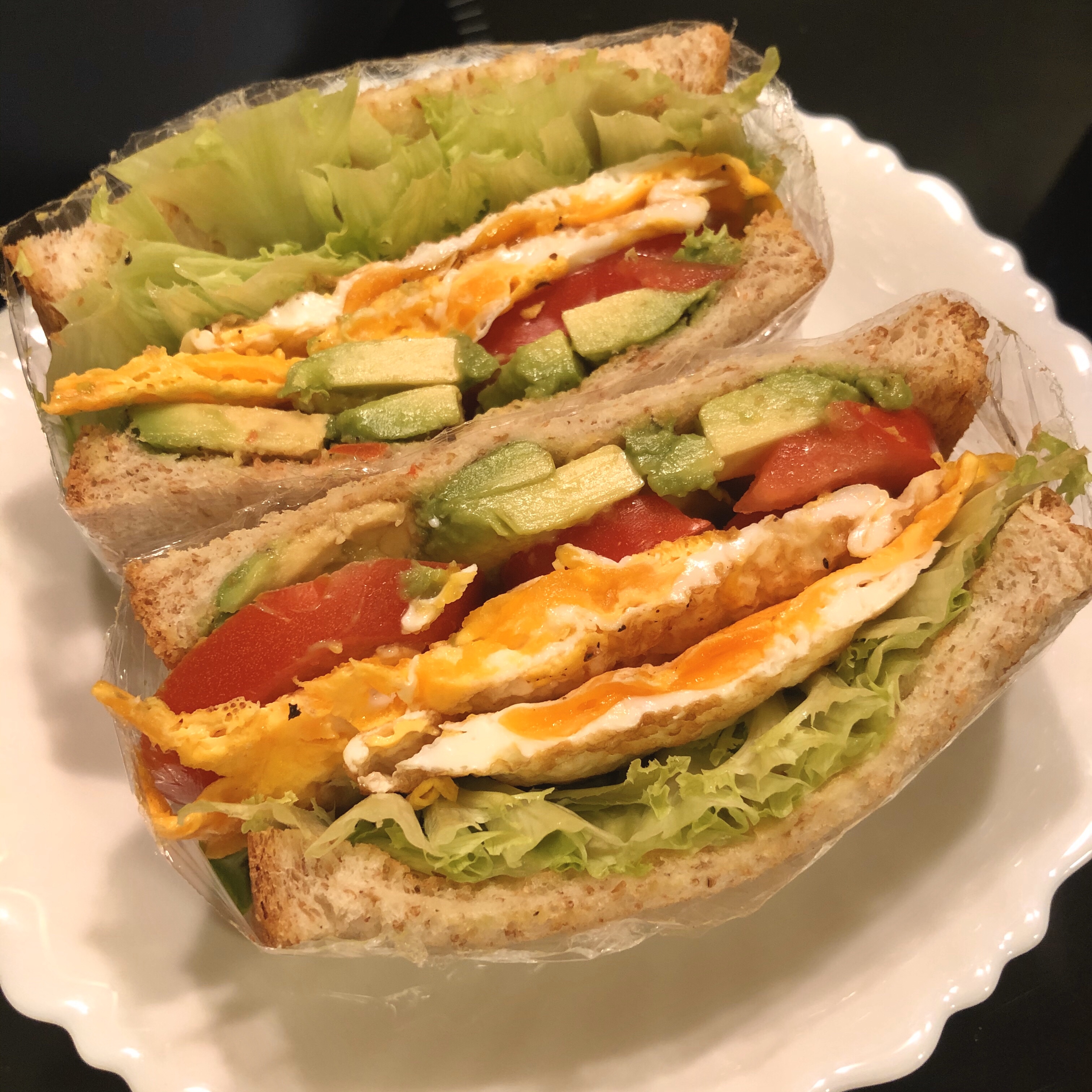 鸡蛋牛油果三明治🥪三种做法！的做法