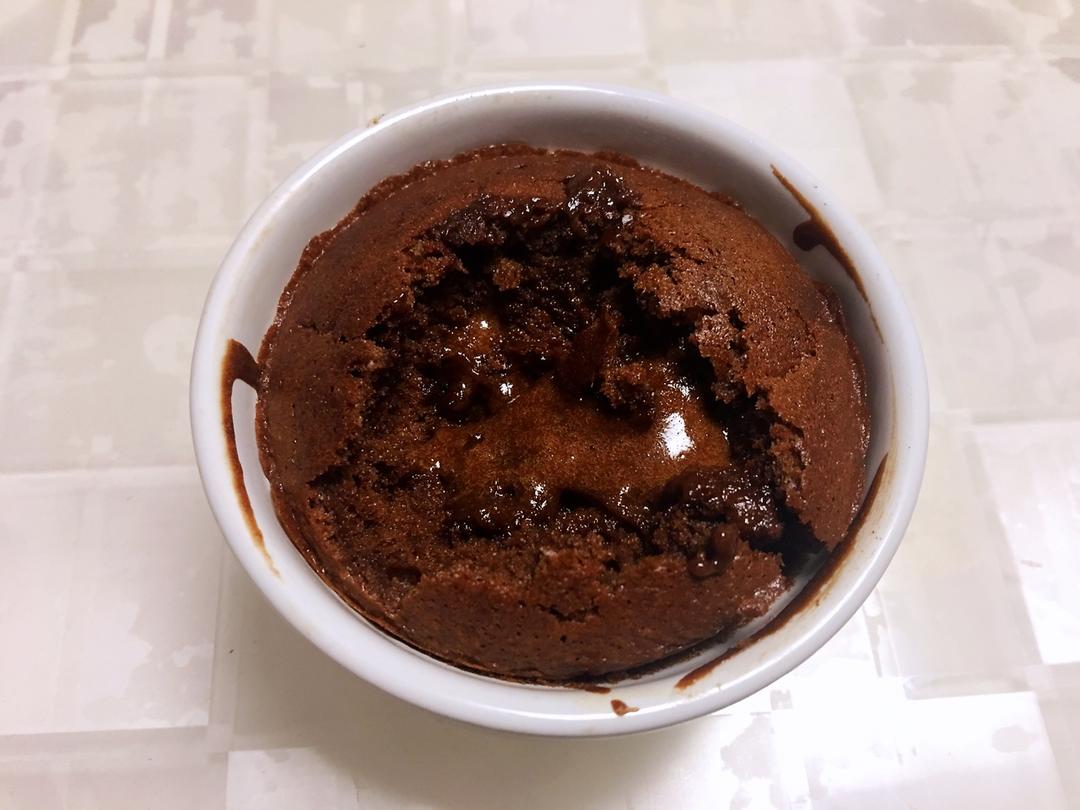 给妹子群的巧克力熔岩蛋糕