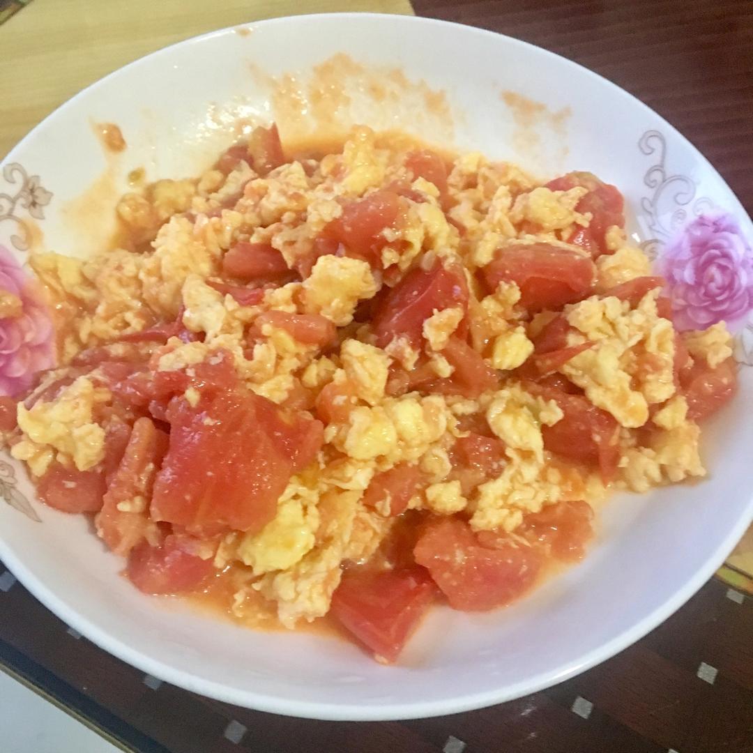 西红柿炒鸡蛋-新手下厨 Tomato and Eggs