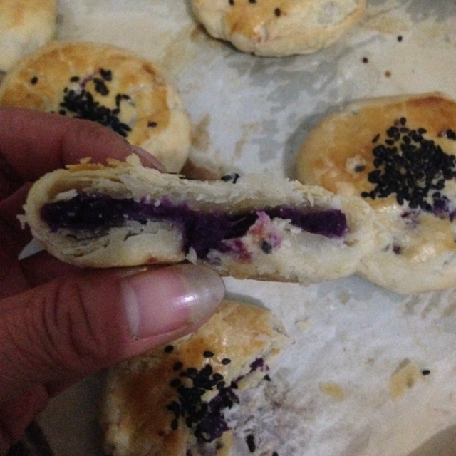 紫薯小酥饼