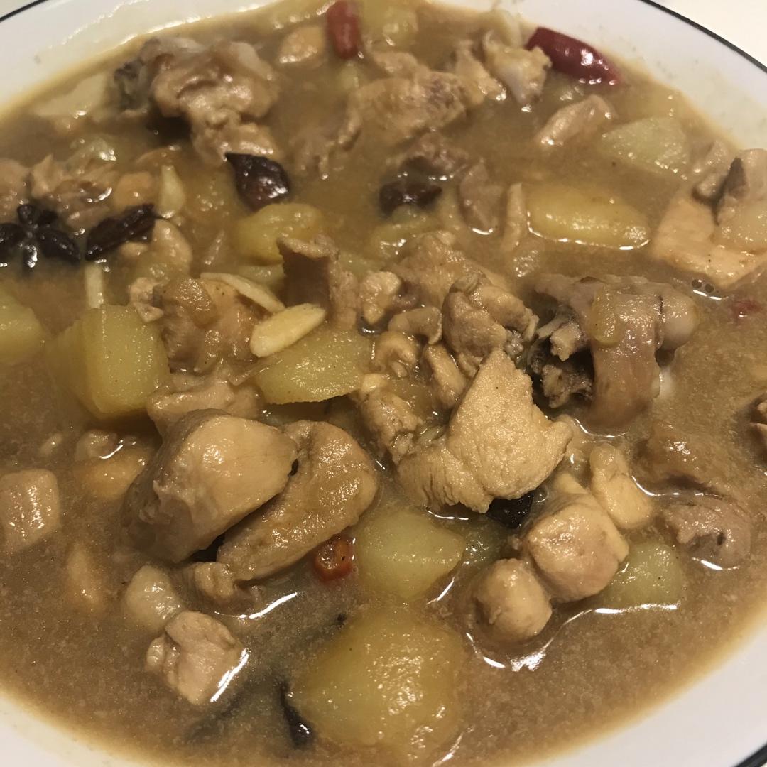 土豆炖鸡腿肉