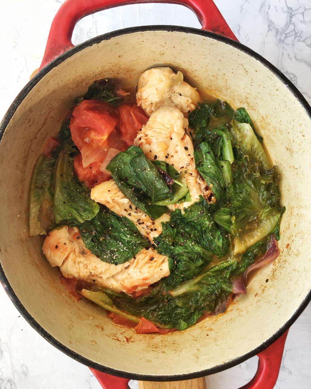 番茄炖鸡胸丨健康·三餐