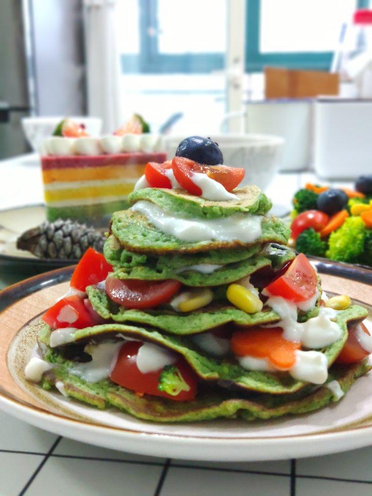 🎄圣诞树蛋糕～不用烤箱