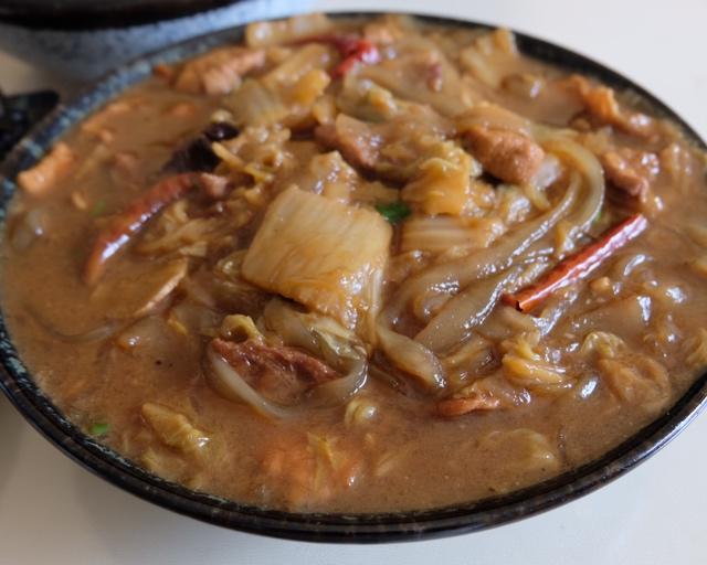 白菜猪肉炖粉条的做法
