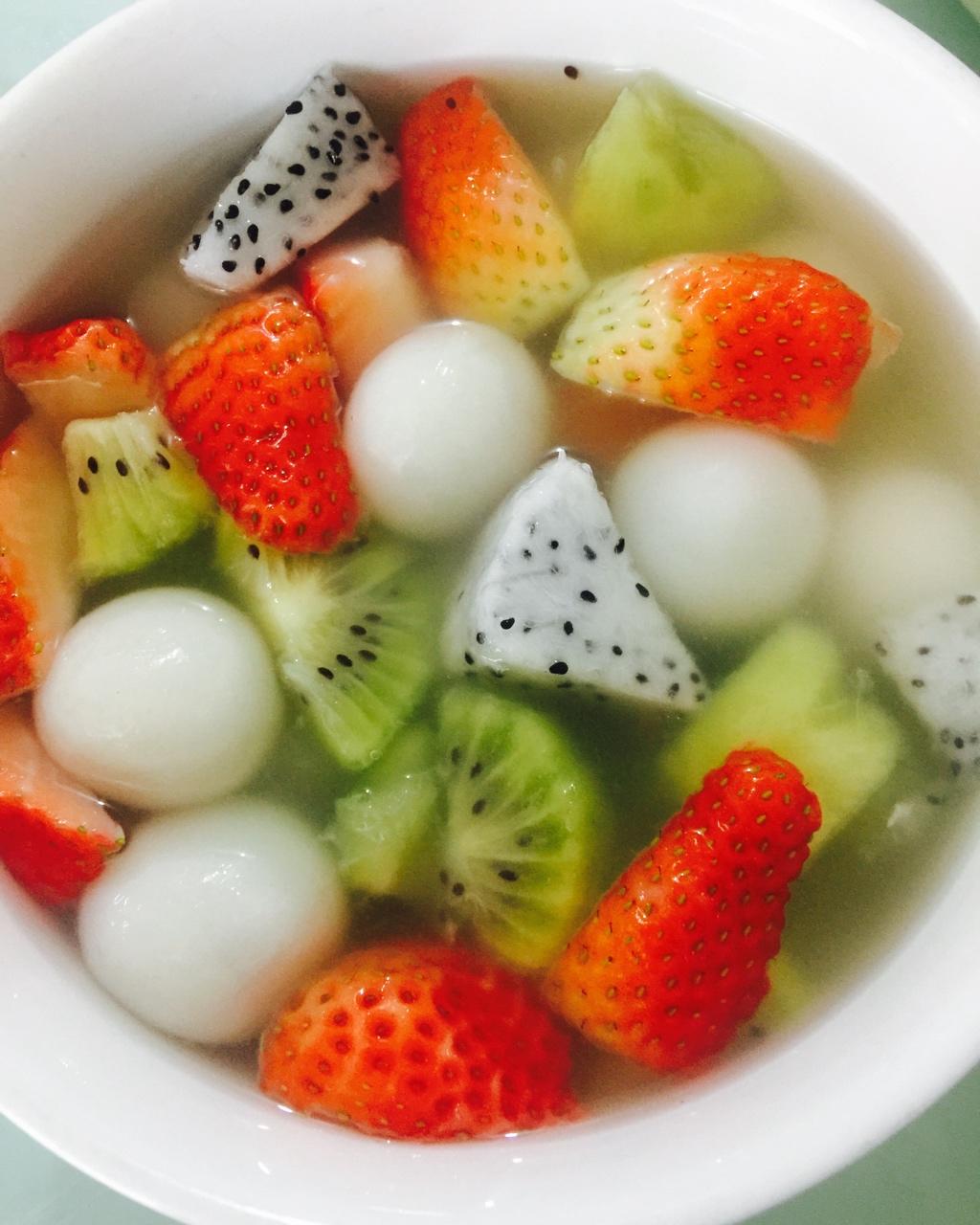 堂妈教你做水果小汤圆