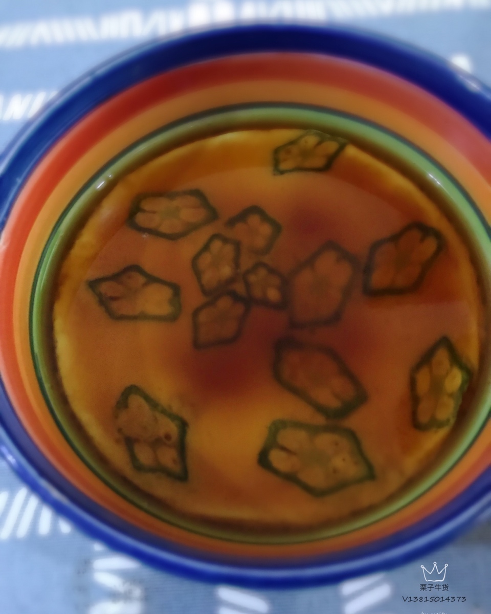 颜值控-做一朵开在碗里的花秋葵蒸水蛋
