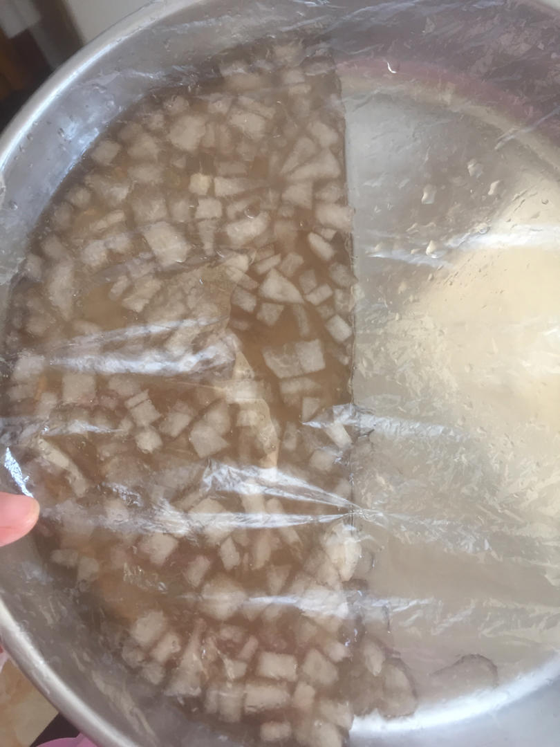 蜜桃白凉粉果冻