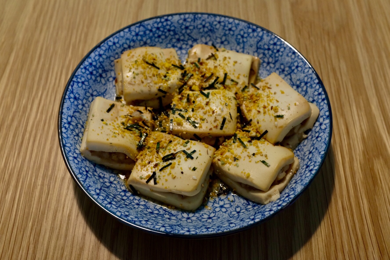 日式和风烤鲜虾豆腐【优质蛋白质】