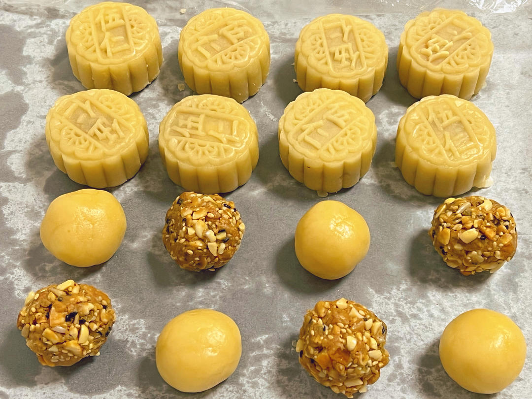 五仁老式酥皮月饼