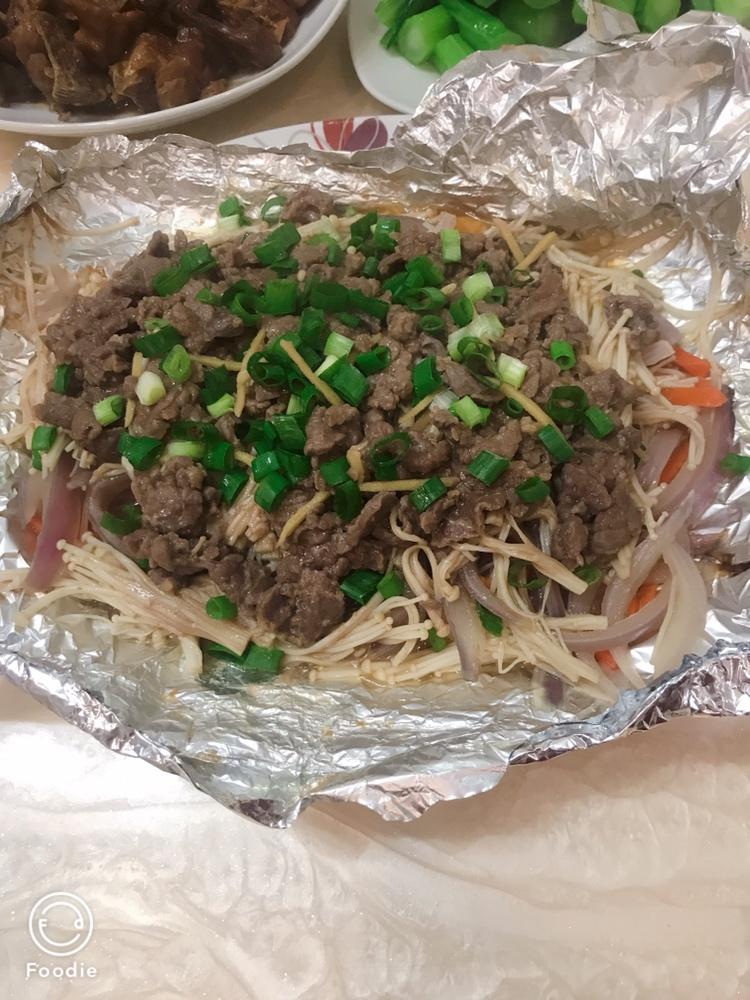 嫩滑无比的锡纸牛肉