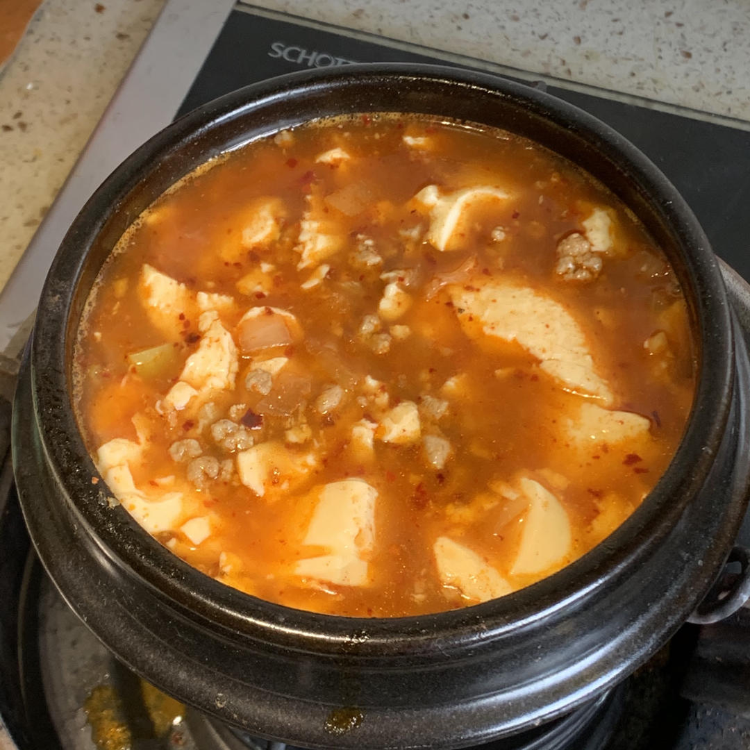 韩式찌개-嫩豆腐汤创意