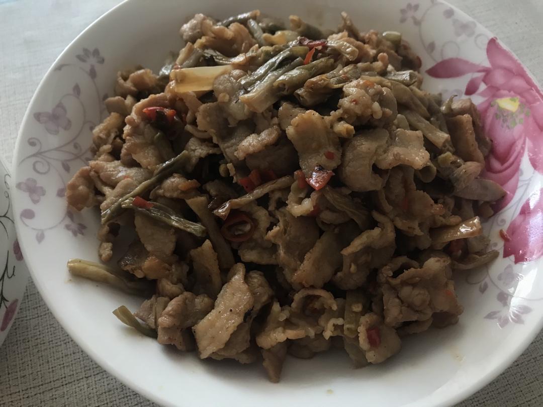 干豆角炒肉