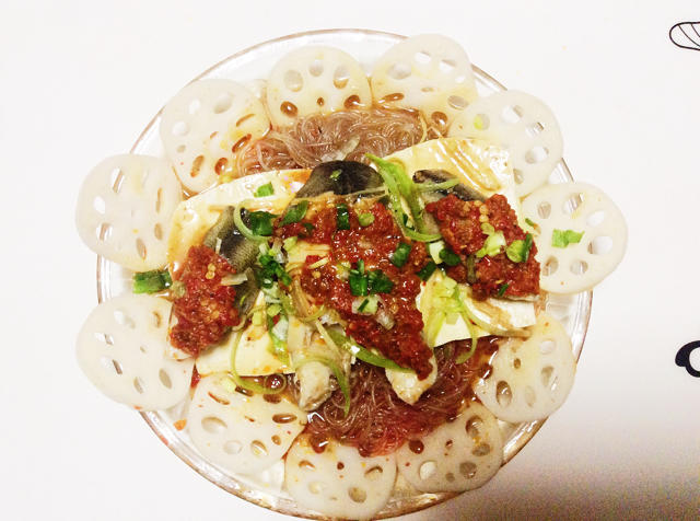 鳕鱼蒸豆腐