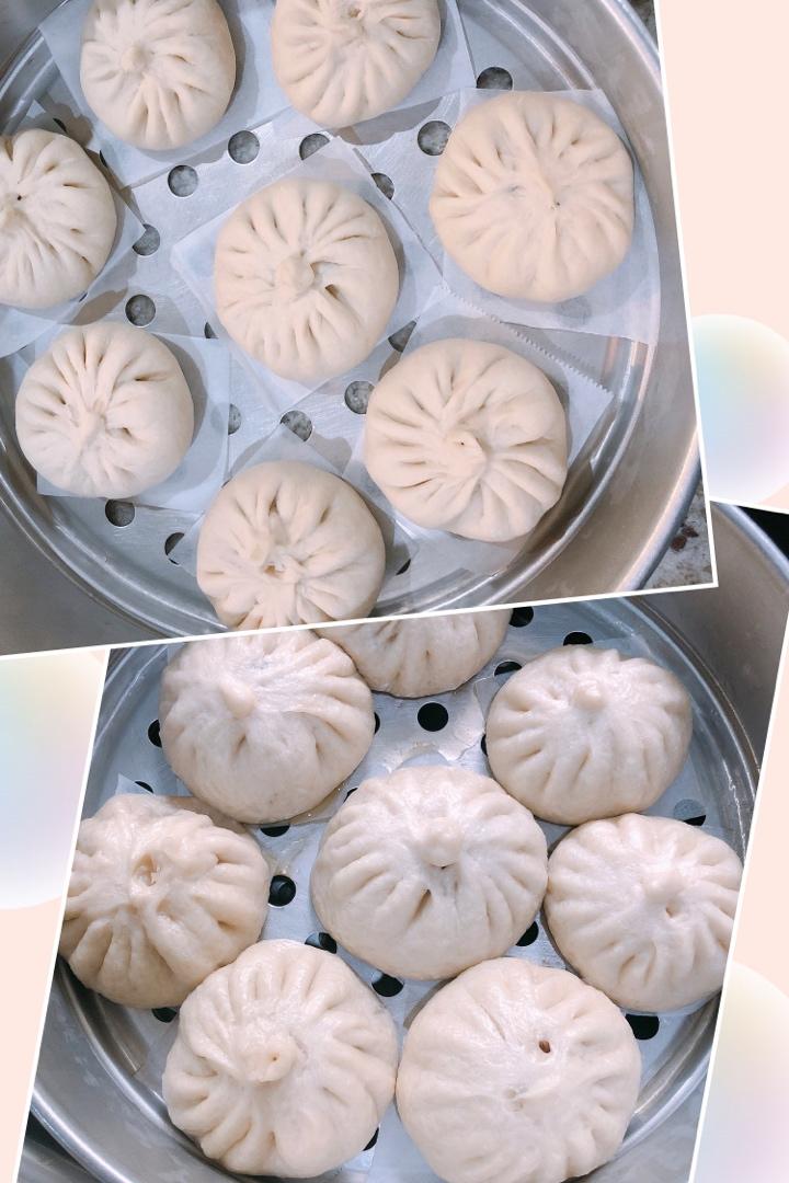 松软多汁的肉包子