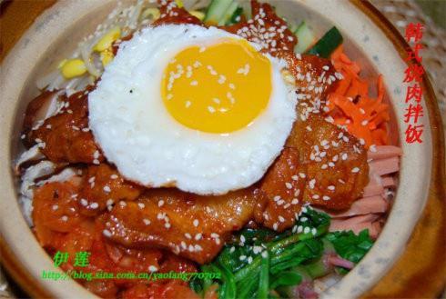 烧肉拌饭的做法