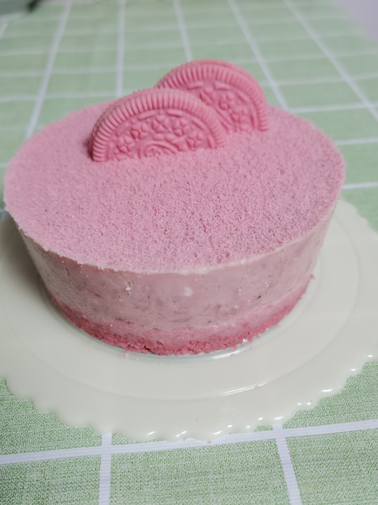 粉色少女心～樱花🌸酸奶慕斯蛋糕