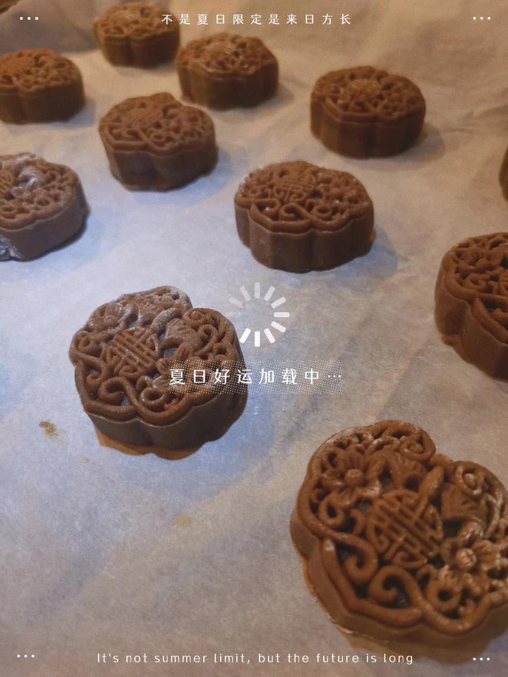 算盘🧮黑糖月饼