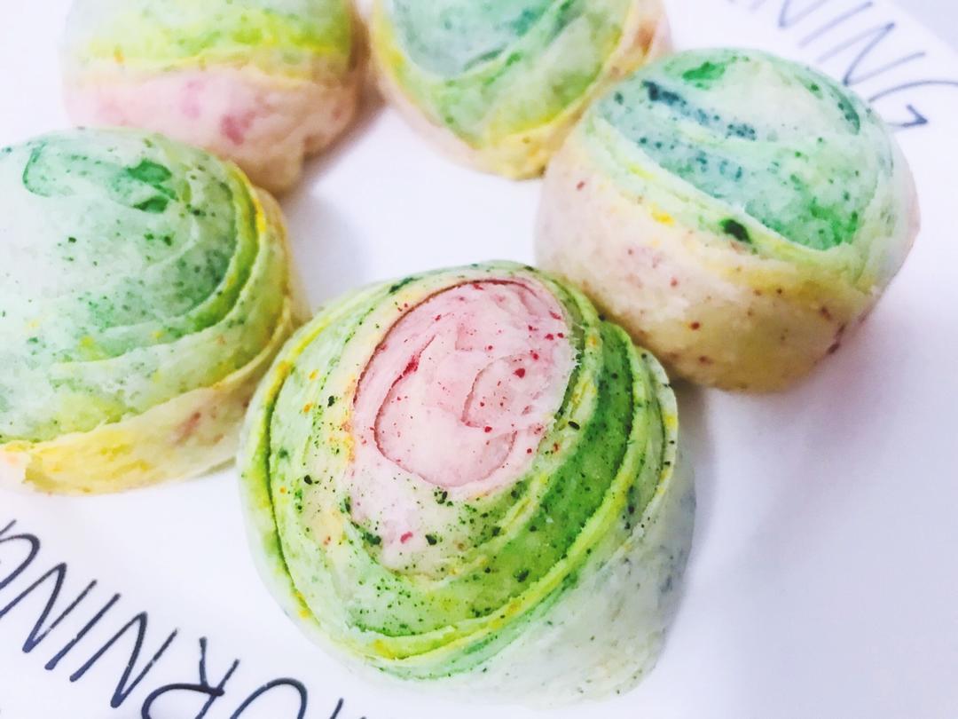 彩虹蛋黄酥（独角兽蛋黄酥）