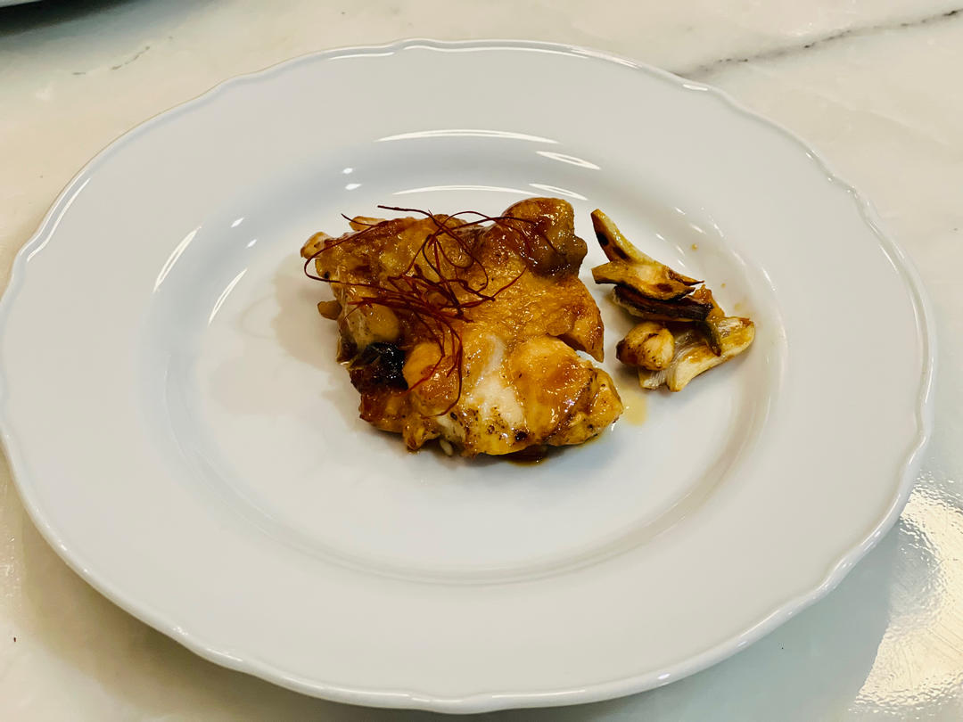 不放一滴油的照烧鸡腿饭