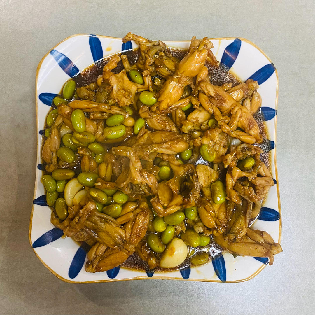 红烧毛豆田鸡