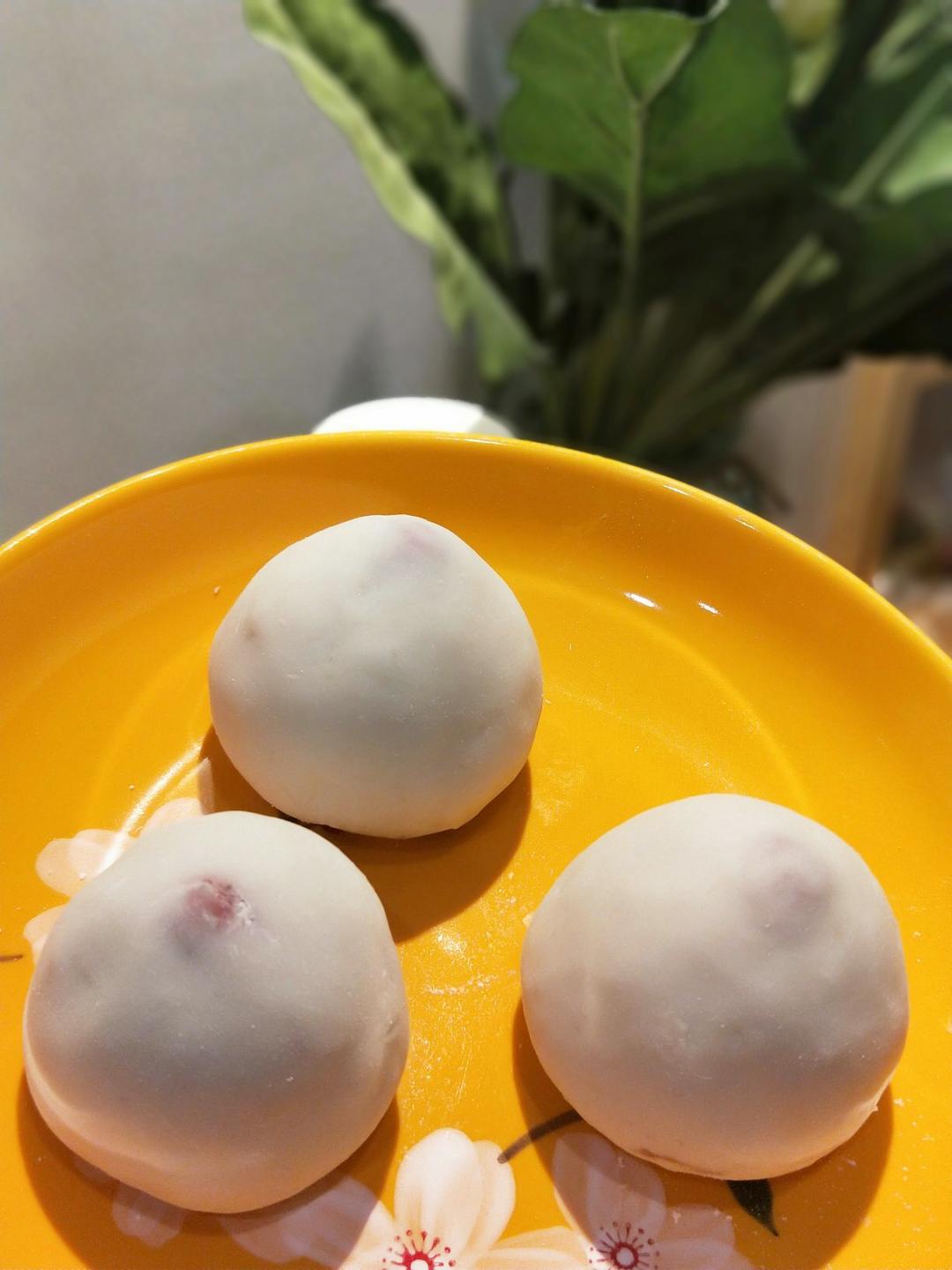 作品 王依波做的独家研发不会硬的4味网红大福