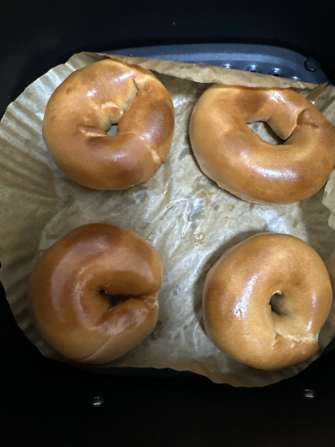 空气炸锅版 麦香小贝果