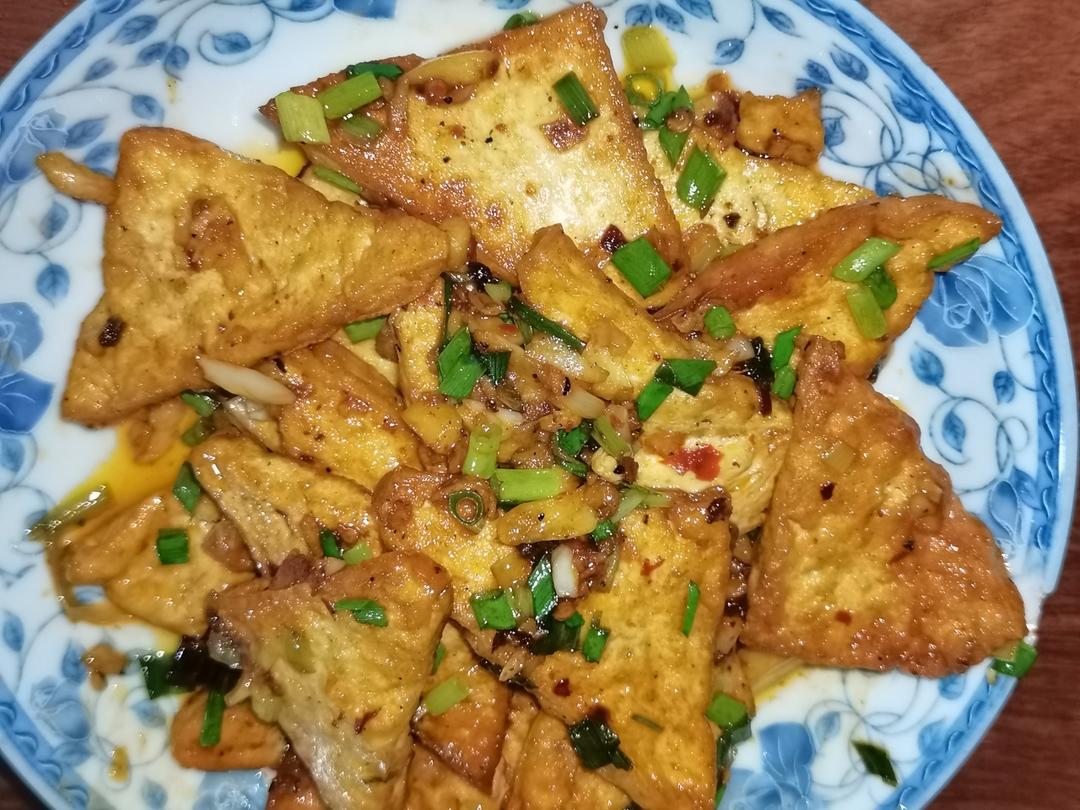 焖煎豆腐