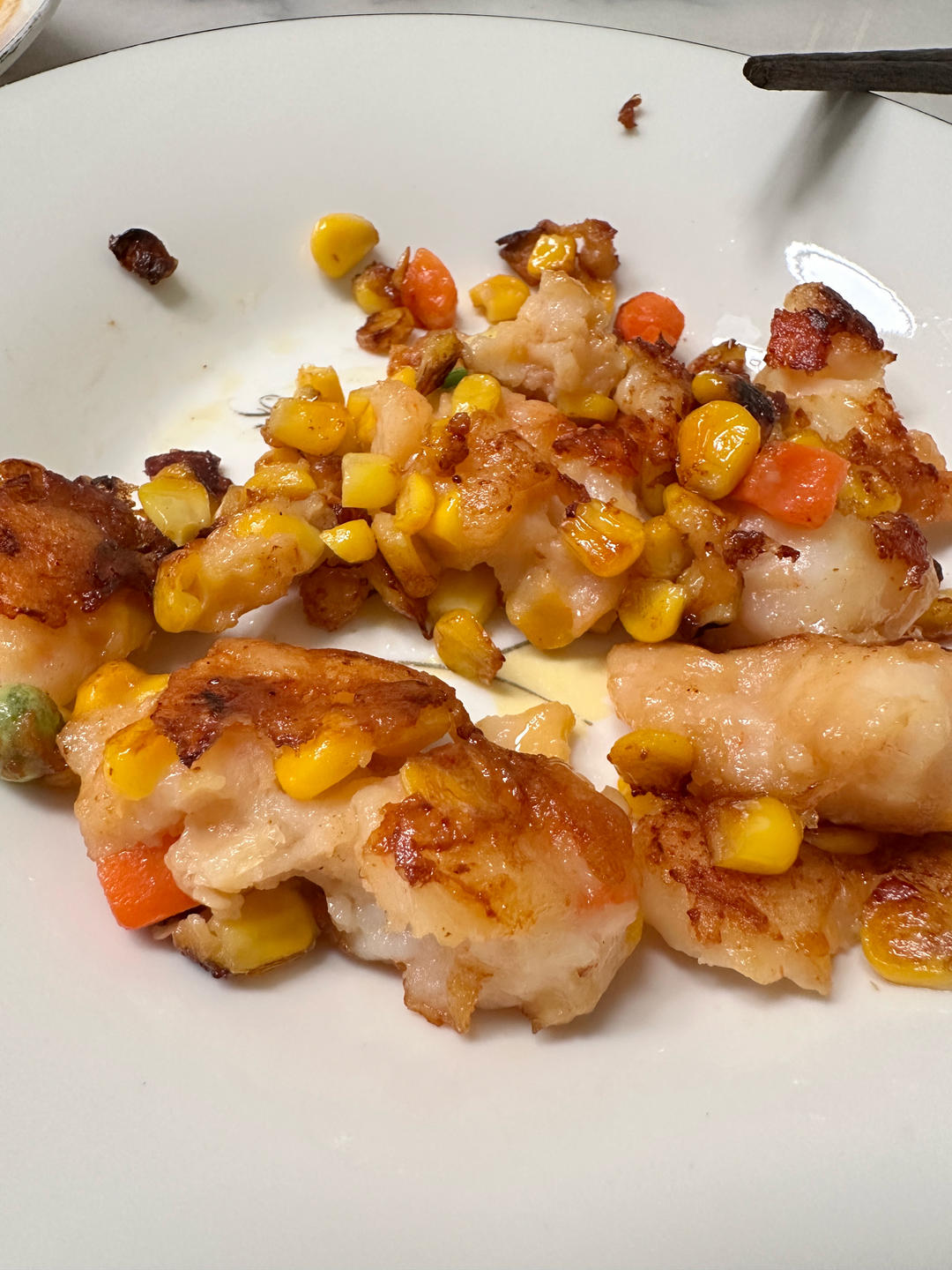 很快很省事的虾饼