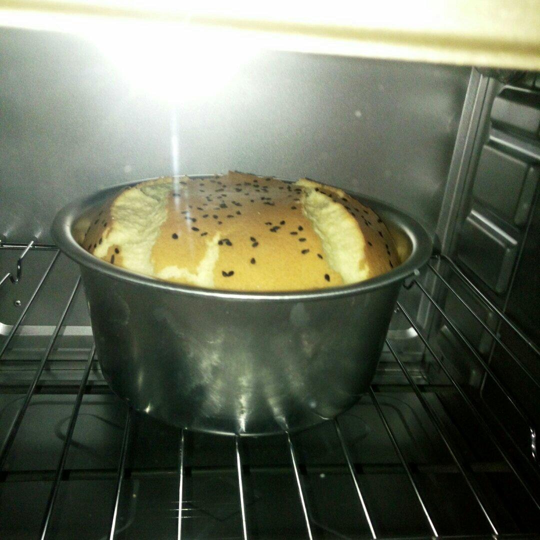 6寸原味戚风蛋糕