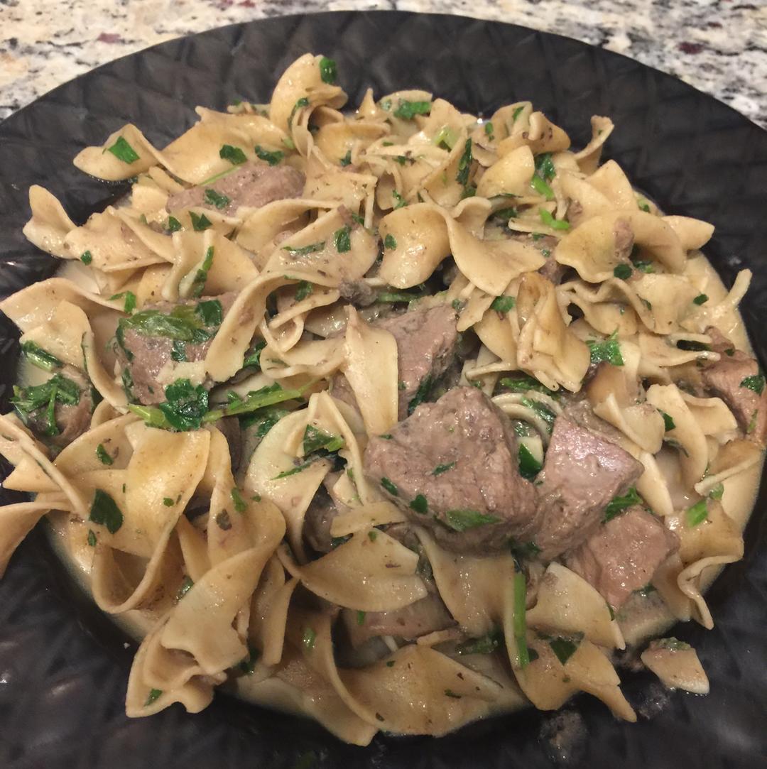 Beef Stroganoff