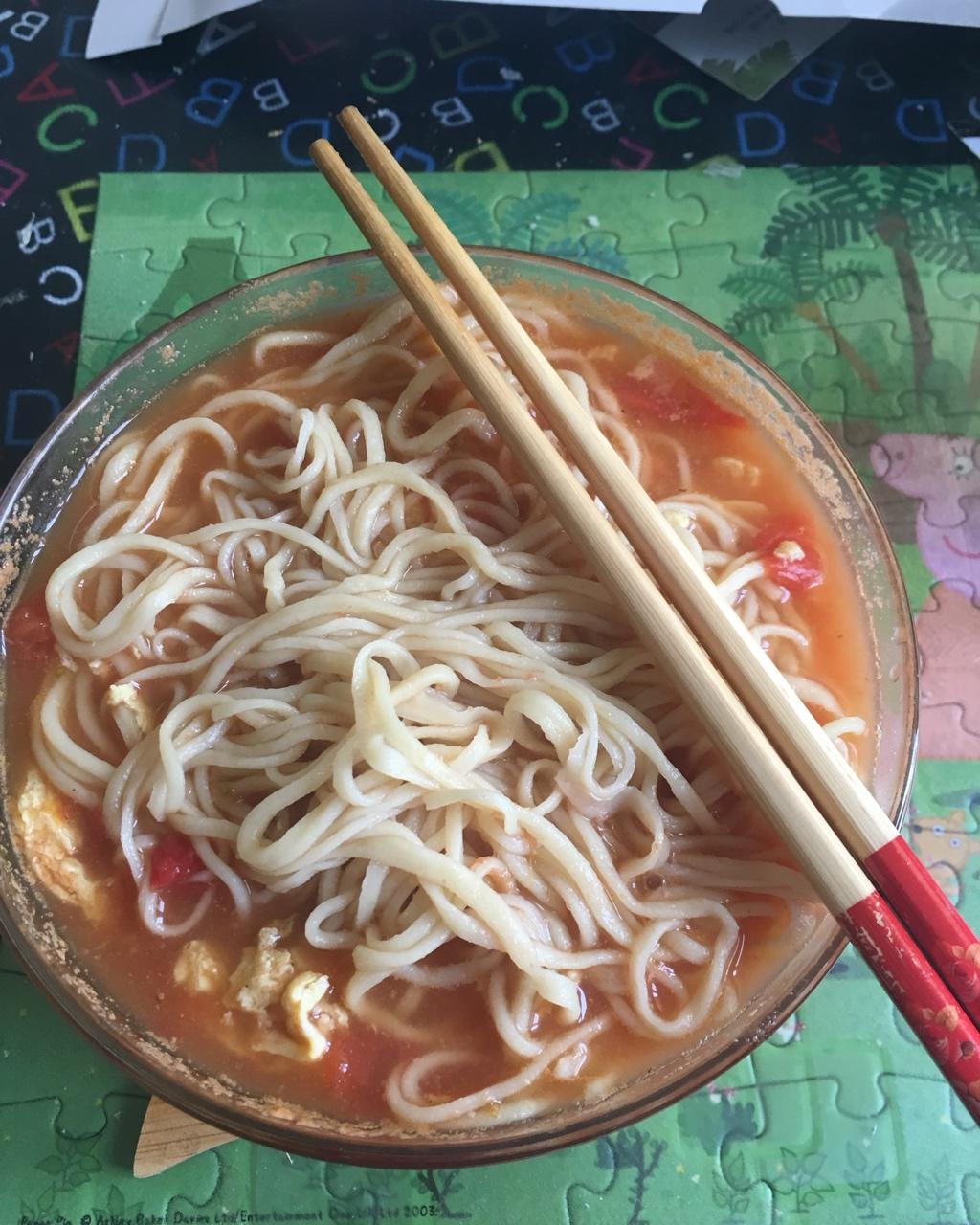 超级入味好吃的番茄鸡蛋面