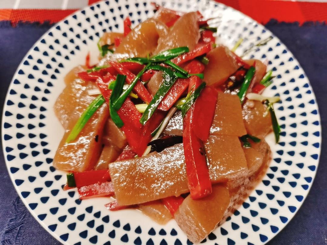 springy做的家常菜～超下饭的泡菜炒魔芋