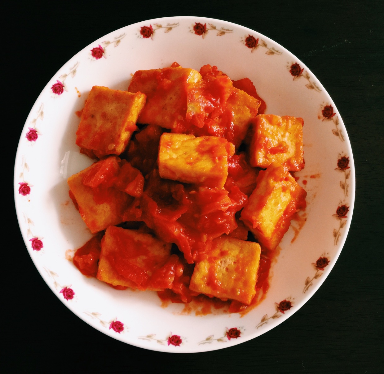 番茄豆腐