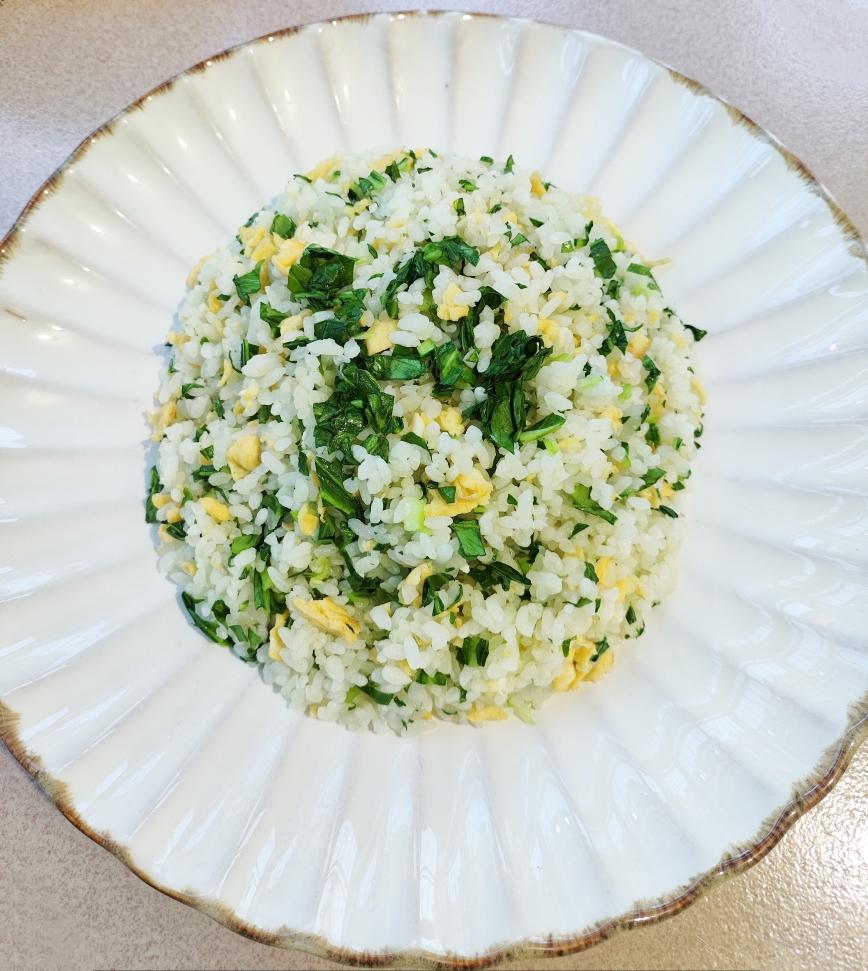 青菜蛋炒饭
