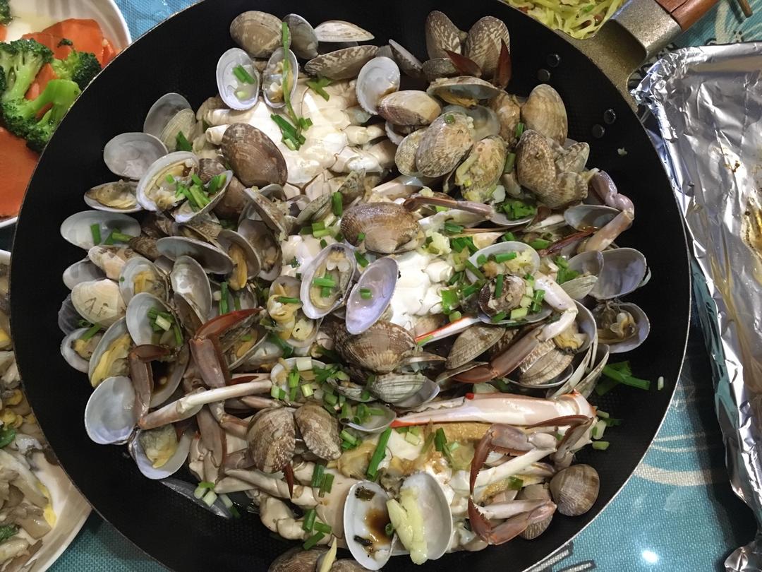 生焗海鲜大杂烩