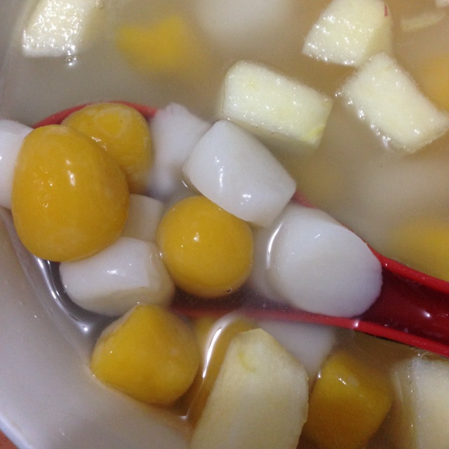 南瓜圆子红豆汤