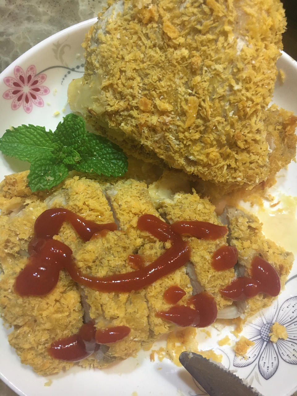 爆浆鸡排三明治