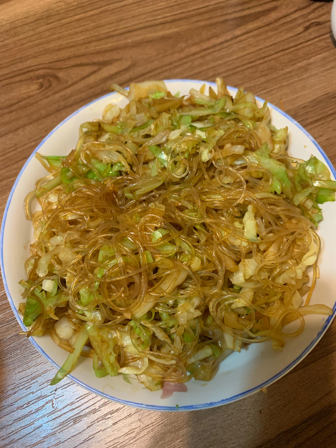 成功率百分之百的包菜炒粉丝