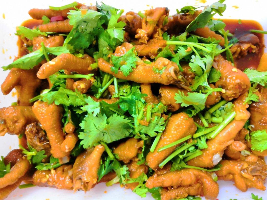 网红柠檬酸辣鸡爪