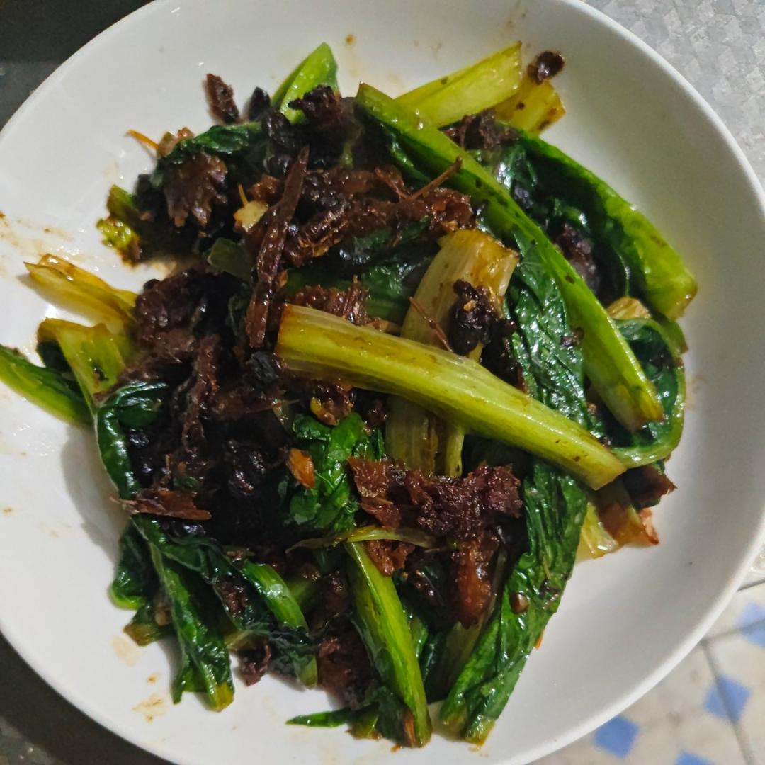 豆鼓鲮鱼油麦菜