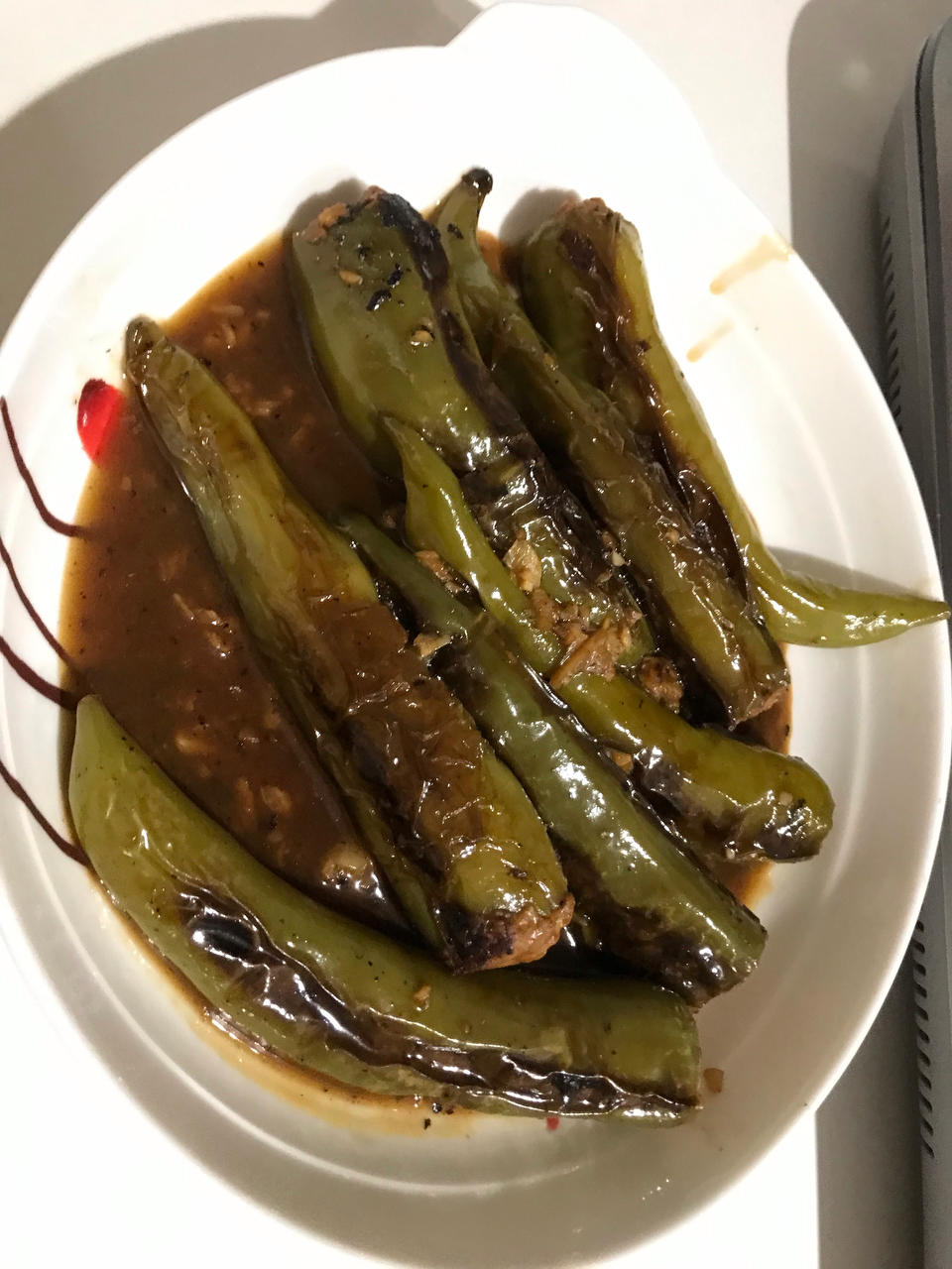 虎皮尖椒酿肉